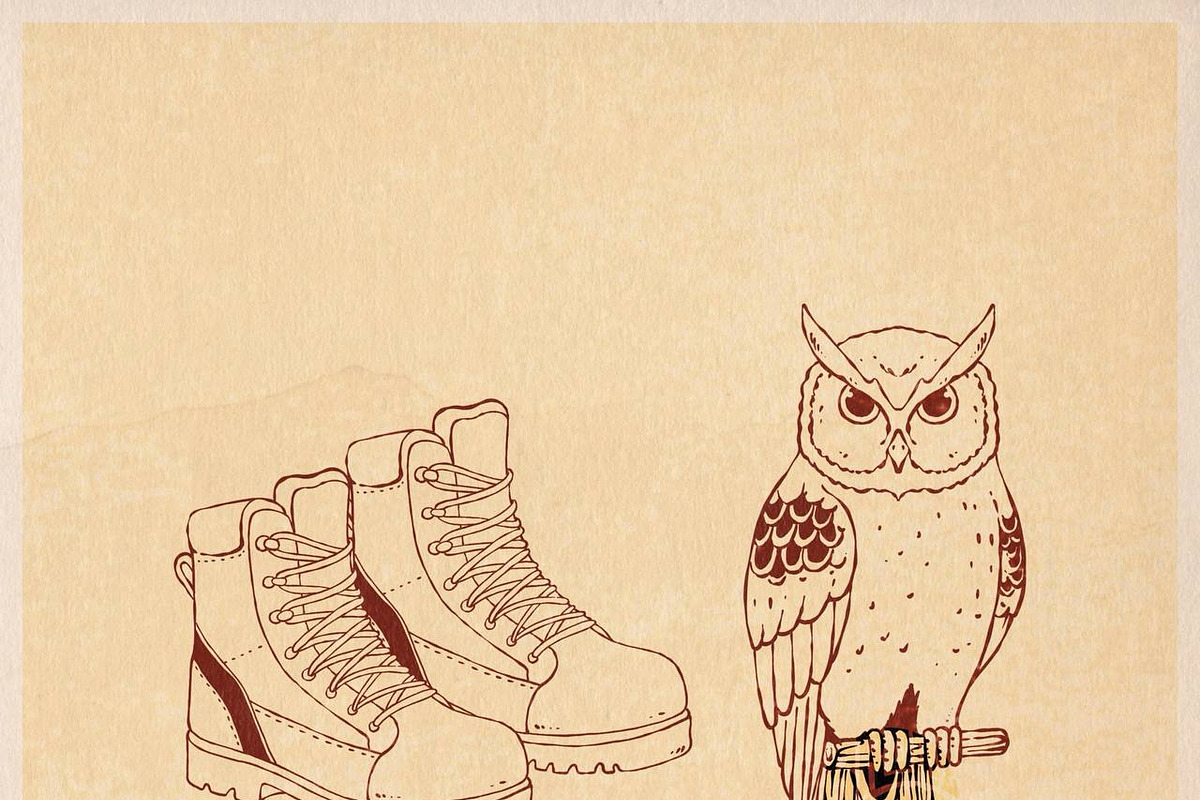 Vintage camping icons, an Object Illustration by Bromz Studio (Photo 5 of 6)