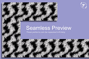 Black and White Fur Texture Pattern, a Pattern Graphic by Forhadx5 (Thumbnail 2 of 8)