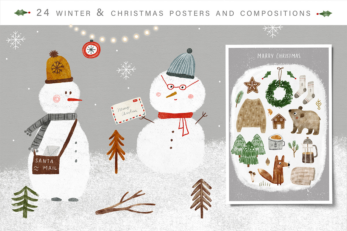 2 SEASONS | 324 elements, an Animal Illustration by Oksana Stepova (Photo 11 of 17)