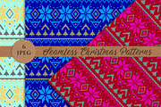SALE! CHRISTMAS KNITTED patterns, a Pattern Graphic by Futurel (Thumbnail 3 of 5)