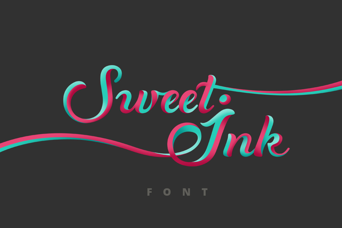 Sweet Ink Font Calligraphy