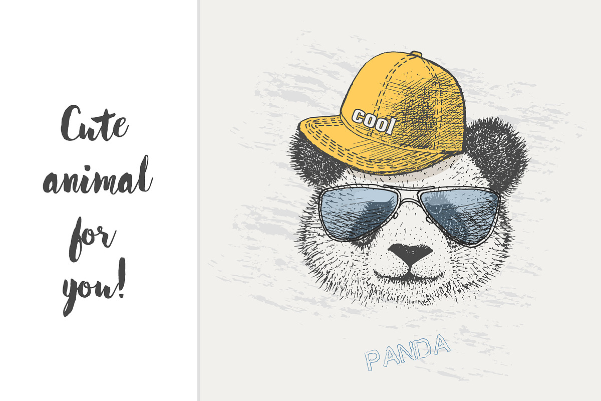 cool Panda, an Object Graphic by Danya
