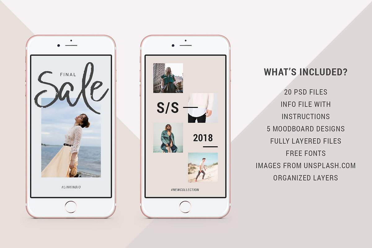 ANIMATED Modern Instagram Stories, a Social Media Template by SilverStag Type Foundry (Photo 5 of 11)