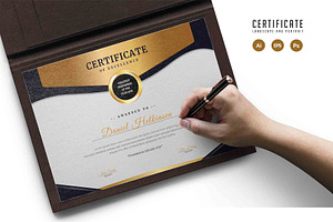 172. Modern Certificate Template