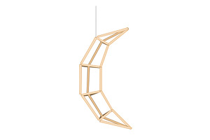 Christmas straw moon decoration, an Object Illustration by Toltemara