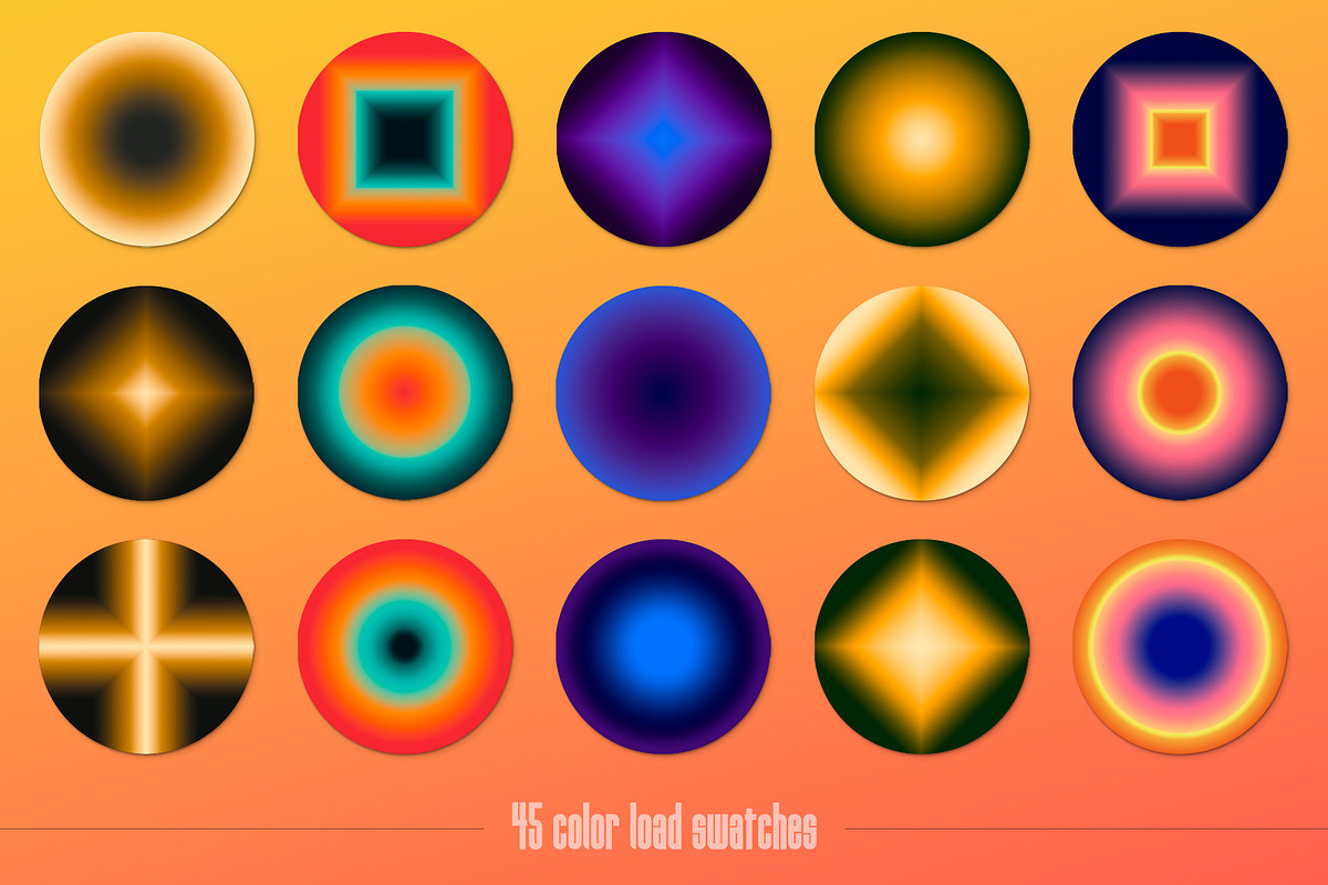 Gradial—Multicolor Photoshop Brushes, a Brush Add-On by Chroma Supply (Photo 14 of 20)