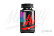 250g Plastic Black Jar Mockup, a Packaging Mockup by Reformer Mockup (Thumbnail 1 of 6)