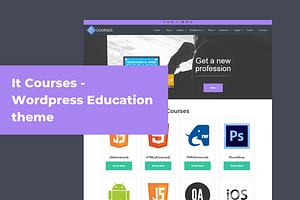 IT Courses Eduction Wordpress Theme