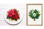 Christmas Bouquets Clipart, an Illustration by Designworld (Thumbnail 5 of 6)