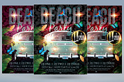 Beach Party, a Flyer Template by tmcom (Thumbnail 1 of 2)