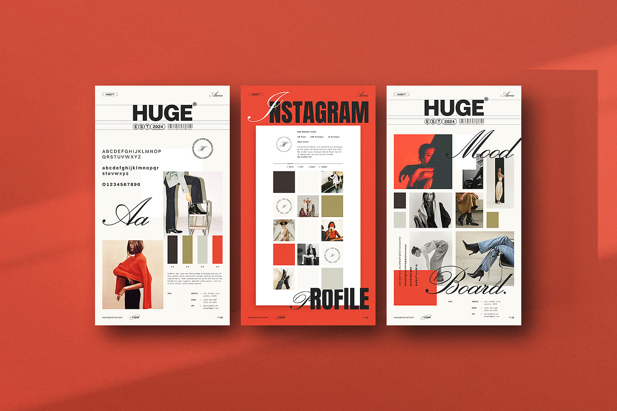 HUGE | Brand Sheets Template, a Presentation Template by ArtisanaAura (Photo 5 of 6)