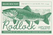 Rodlock Script, a Script Font by Rillatype (Thumbnail 1 of 8)
