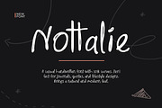 Nottalie – Casual Handwritten Font, a Handwritten Font by Lettermine (Thumbnail 1 of 10)