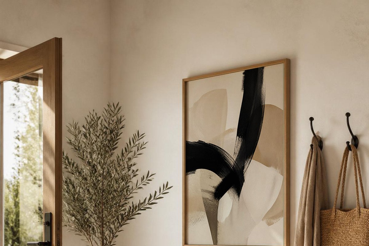Abstract Neutral Modern Wall Art, a Decorative Illustration by elfy creative (Photo 2 of 6)