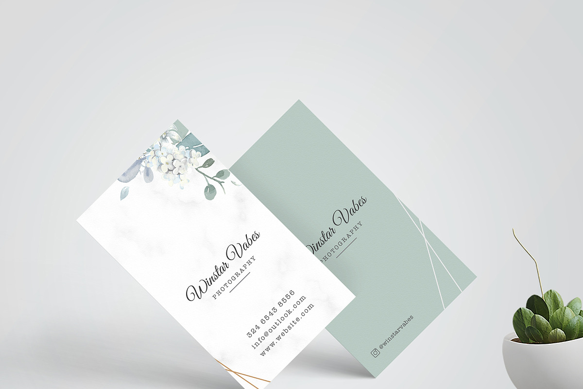 Photography Business Card, a Business Card Template by TelaTemplates (Photo 3 of 7)