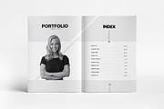 Minimal Portfolio Magazine I Canva, a Brochure Template by PixWork (Thumbnail 2 of 11)