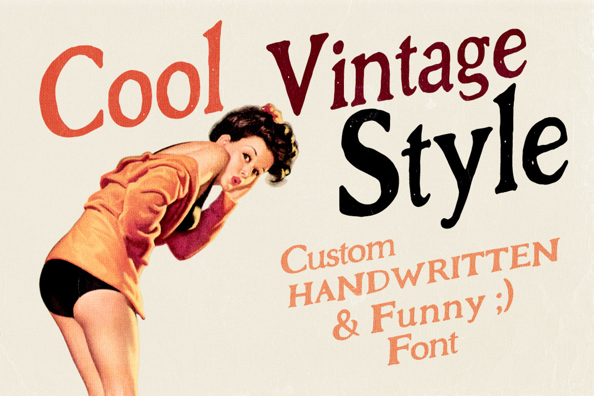 Say Less Custom Font preview 2
