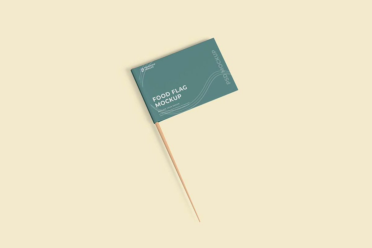 Food Flag Mockup, an Advertising Mockup by tiyasprabawa (Photo 2 of 5)