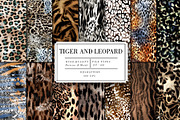 Tiger and Leopard, a Pattern Graphic by Luiz da Rolt Grathwohl (Thumbnail 1 of 10)