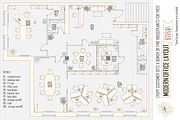 Office layout construction kit, an Object Graphic by Digithings (Thumbnail 2 of 2)