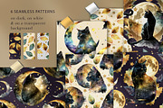 Cat Watercolor Magic illustration, an Animal Illustration by Red Ink (Thumbnail 4 of 8)