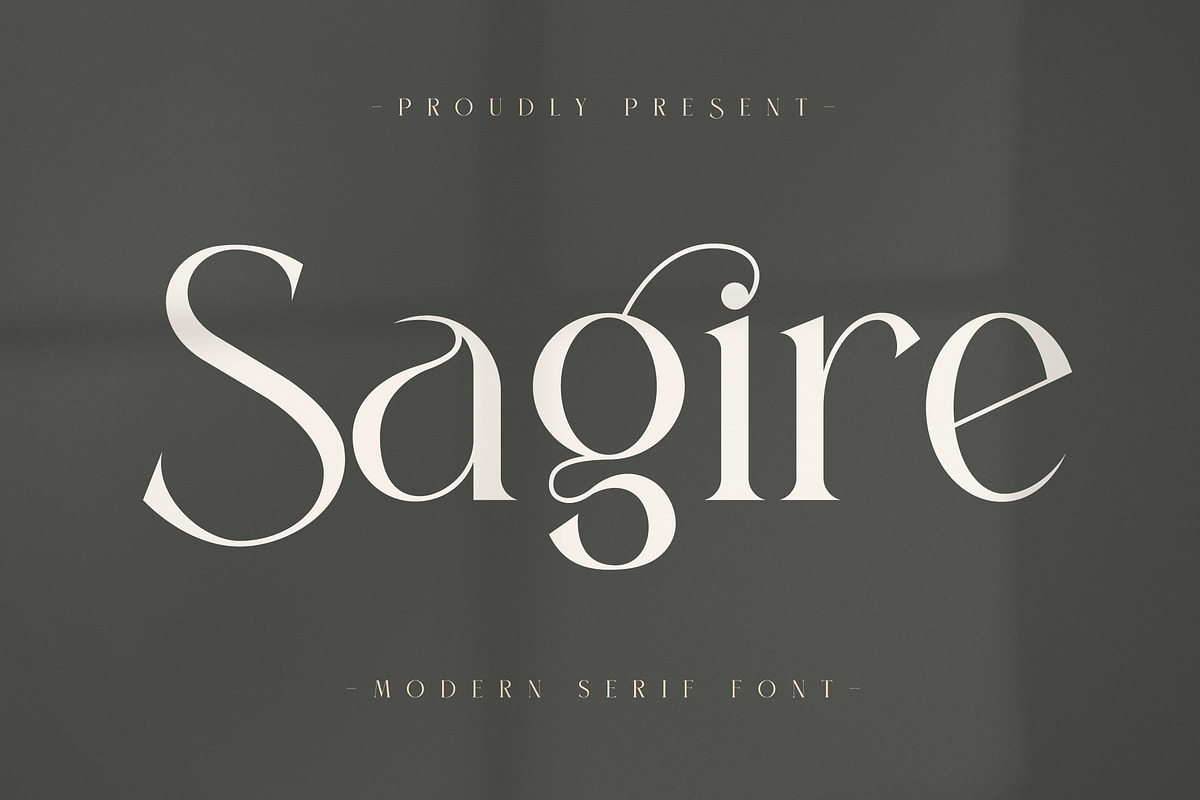 Sagire Modern Serif Font, a Serif Font by Storytype Studio (Photo 1 of 15)