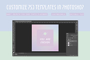 Instagram: Iridescent Galaxy, a Social Media Template by Liseno Designs (Thumbnail 7 of 8)
