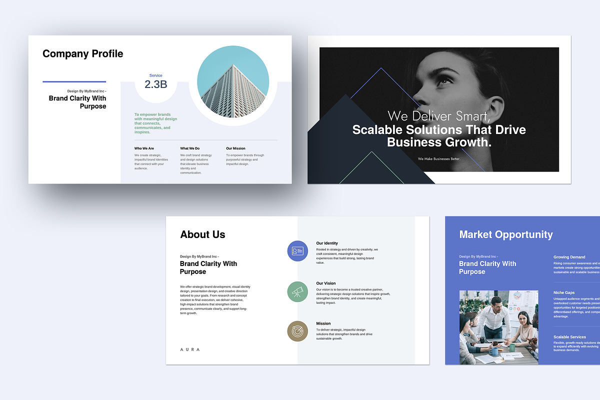 AURA Project Proposal Presentation, a Presentation Template by GoldenPixelStudio (Photo 3 of 29)