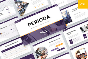 Perioda Annual Report Google Slides, a Presentation Template by BeadyLab