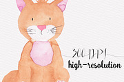 Cats Dogs Hand-painted Watercolour, an Animal Illustration by Tanya Kart (Thumbnail 2 of 5)