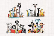 Quirky Dog Clipart Bundle, an Animal Illustration by PaintPixelCo (Thumbnail 8 of 10)