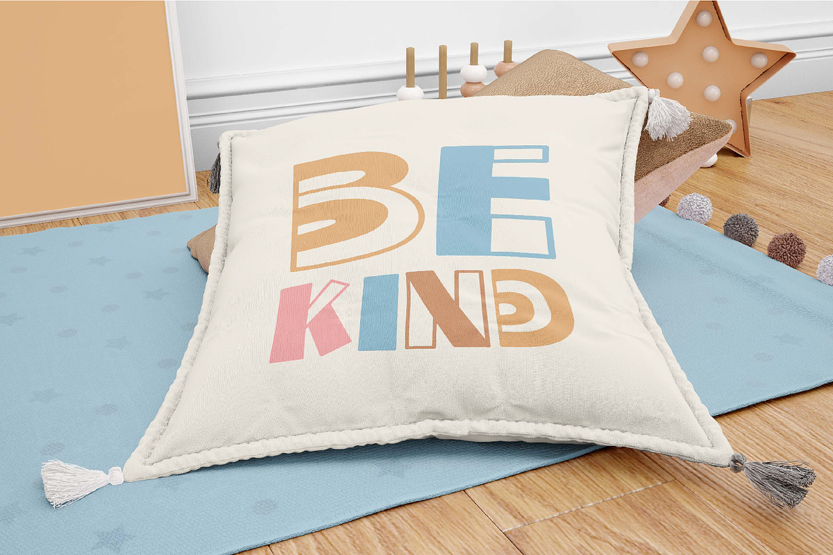 Boho Rainbow Baby Font, a Sans Serif Font by arausidp (Photo 5 of 5)
