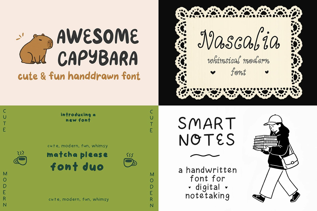 Font Bundle 16 in 1 +extra, a Handwritten Font by Ashiya Pixel (Photo 5 of 7)