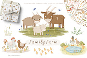 Family Farm animals baby collection, an Animal Illustration by polikarpovaart (Thumbnail 1 of 14)
