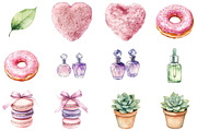 Watercolor Self-Care Clipart Bundle, an Illustration by CitraGraphics (Thumbnail 2 of 5)