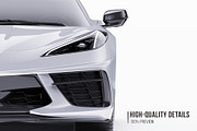 2020 Mid-Engine Supercar Coupe Set, an Advertising Mockup by Halal Graphic Studio (Thumbnail 3 of 12)
