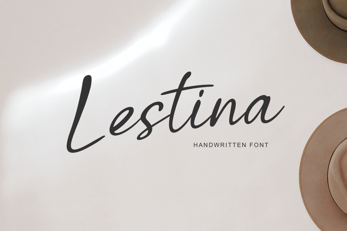 Lestina, a Script Font by Larin Type Co. (Photo 1 of 10)