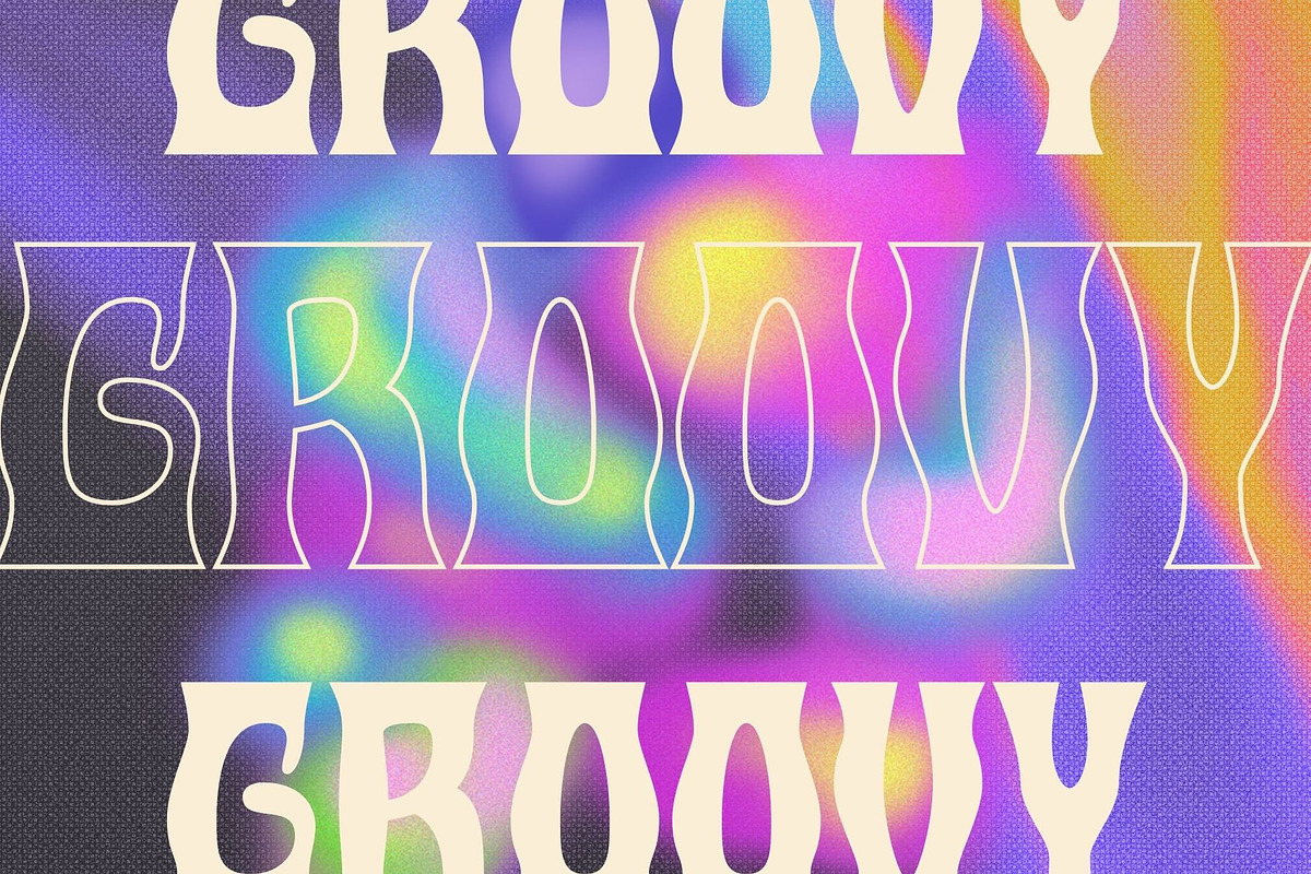 Psychedelic Reminiscent, a Font by Nirmana Visual (Photo 2 of 8)