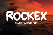 Rockex Typeface, a Handwritten Font by Seemly Fonts (Thumbnail 1 of 5)