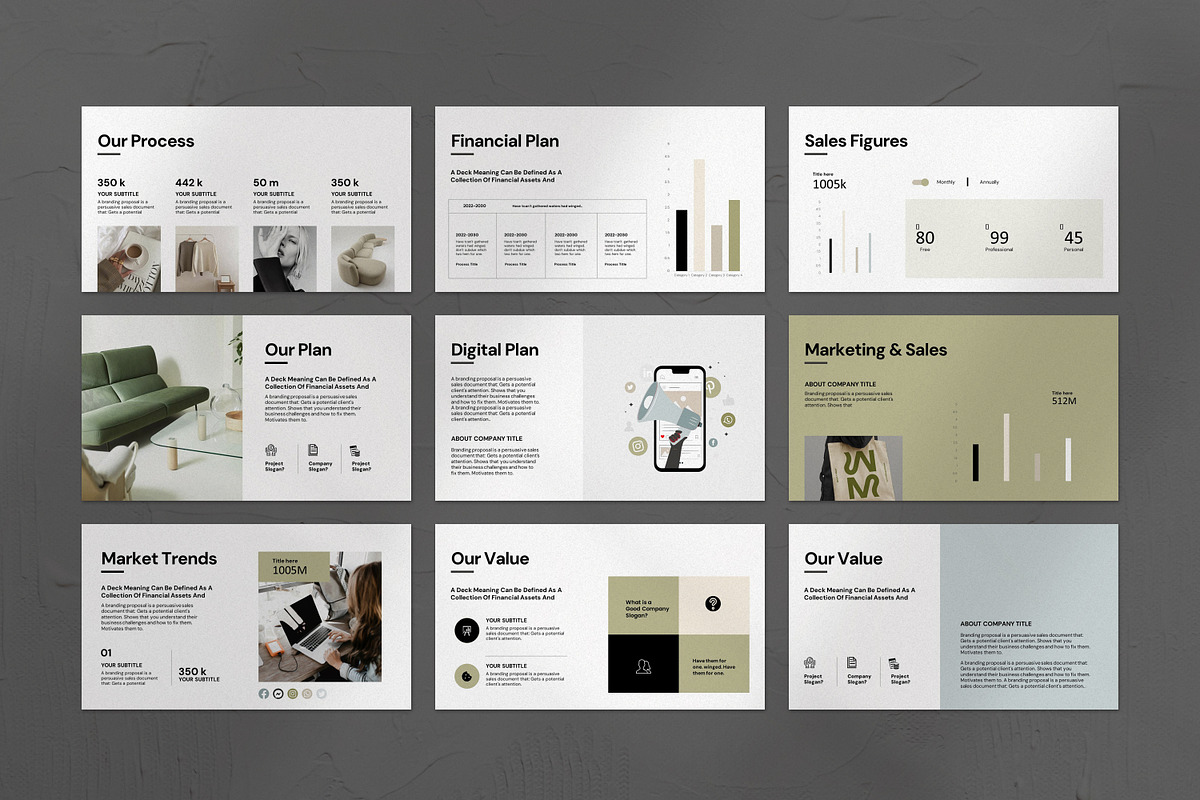 Pitch Deck Presentation Template preview 6