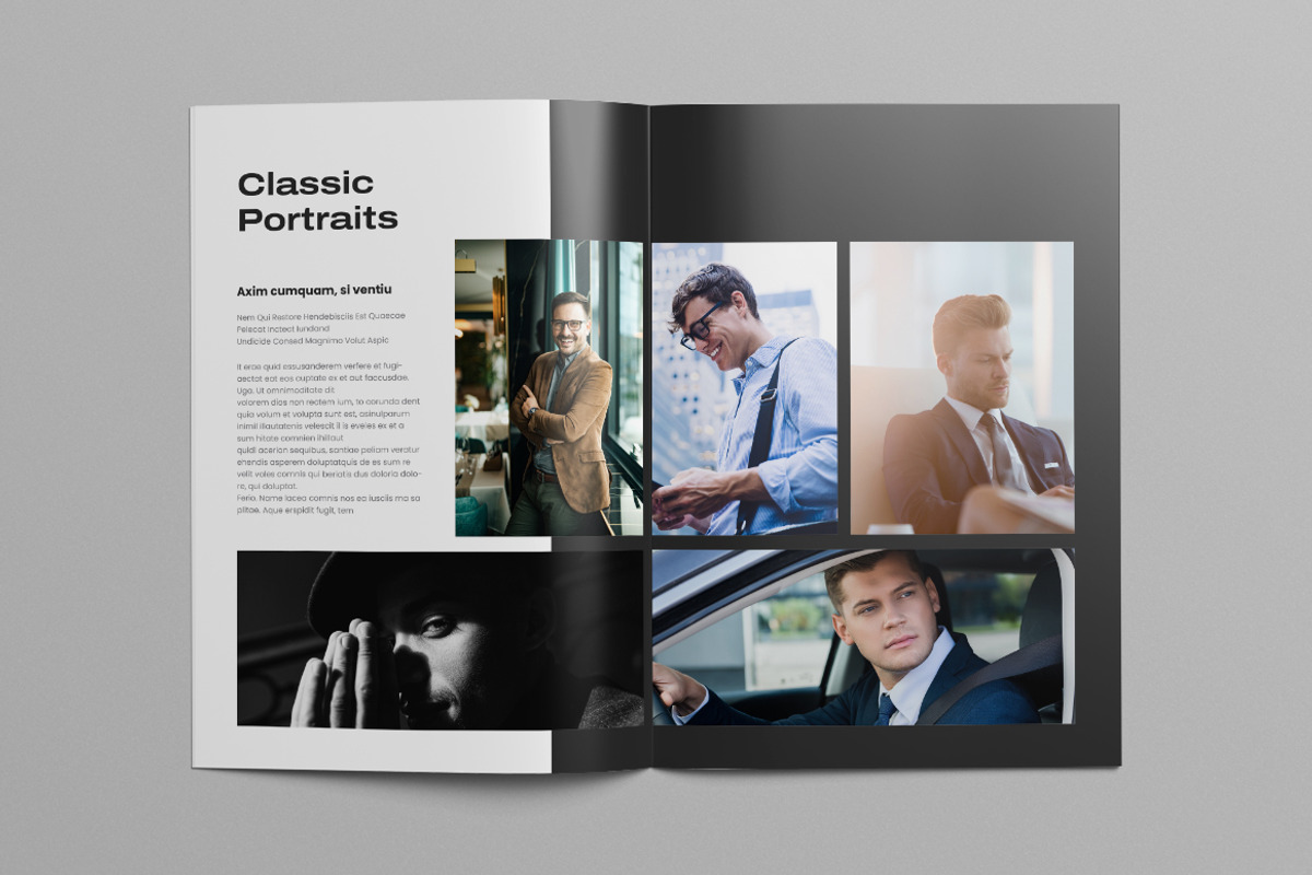 Photo Book Layout | Canva, a Magazine Template by Pixelpick (Photo 4 of 9)