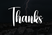 Winter Lightning | Script Font, a Handwritten Font by Scratchones (Thumbnail 9 of 9)