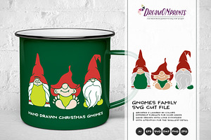 Christmas Gnome SVG | Gnomes Family