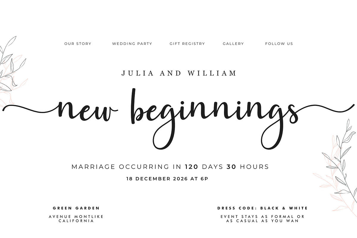 Montlake - Wedding Branding Font, a Script Font by Jimtype Studio (Photo 10 of 10)