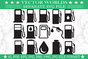 Petrol Pump Svg, Petrol, Pump Svg, an Object Graphic by VectorWorlds (Thumbnail 2 of 3)