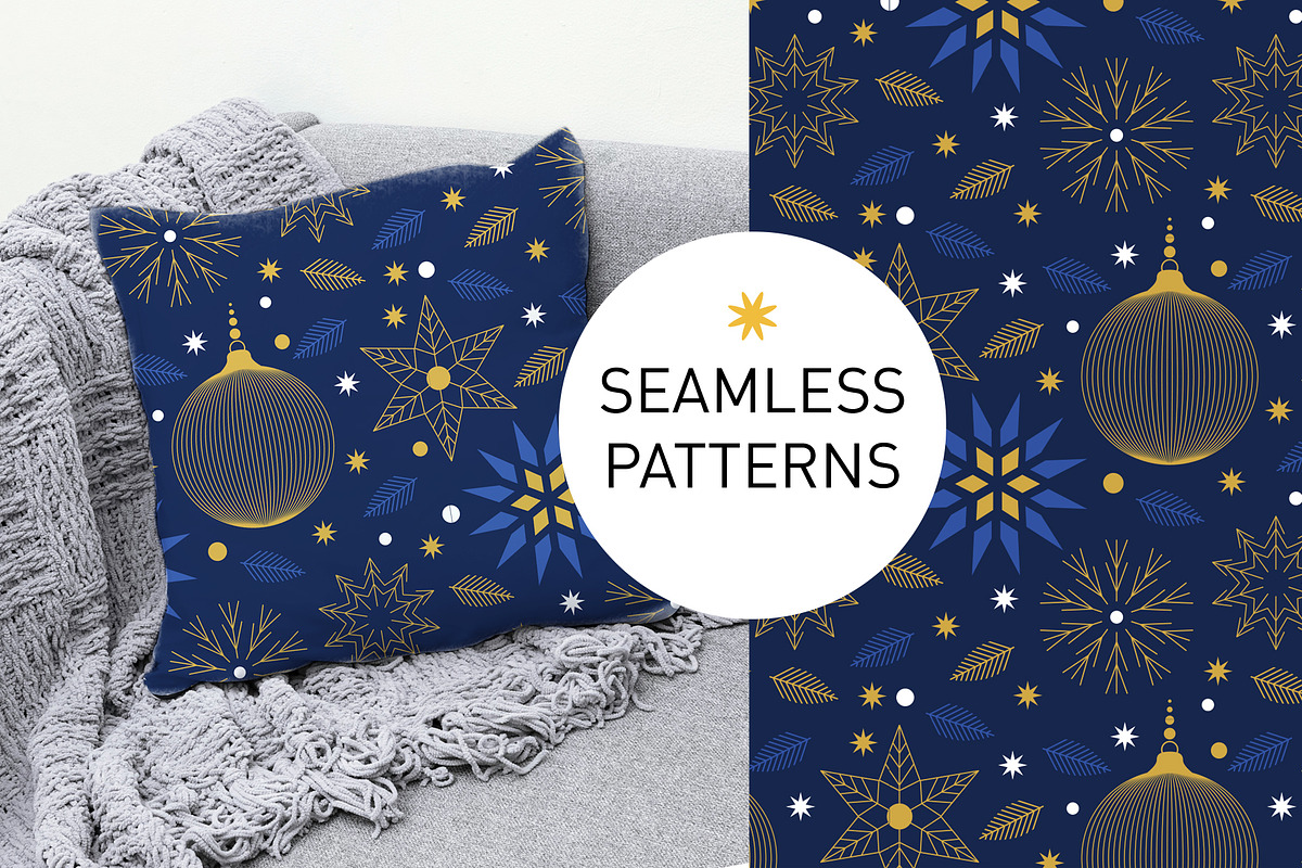 Christmas Cards & Patterns, a Seasonal Illustration by lenlis (Photo 7 of 12)