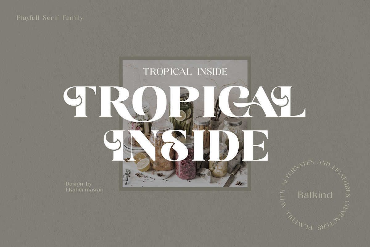 Balkind - Modern Beauty Serif Font, a Serif Font by Ekahermawan (Photo 9 of 25)