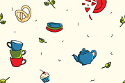 Food pattern, a Background Graphic by Olga Stanis (Thumbnail 2 of 5)