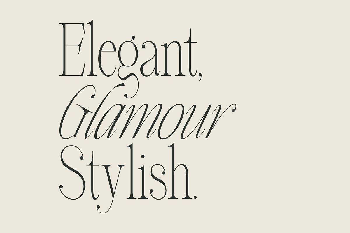 Gladysh | Elegant Condensed Serif, a Serif Font by Sealoung (Photo 8 of 15)