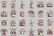 Watercolor Easter Animals Clipart, an Illustration by Sublimation Artist (Thumbnail 3 of 7)